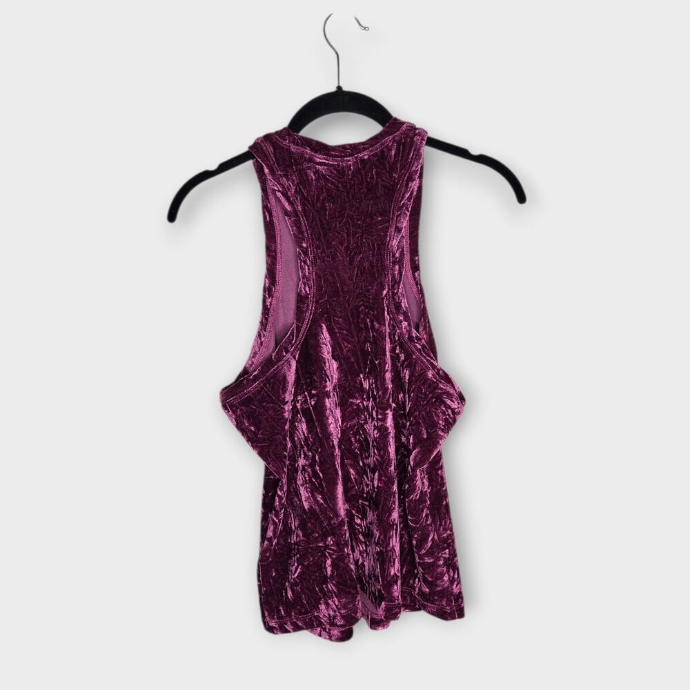 NEW Pilcro Raspberry Velvet Racerback Tank Anthropologie Women's Small - Picture 9 of 9